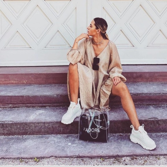 H&M Beige Blogger Favorite A-Line Dress - S - Picture 6 of 10